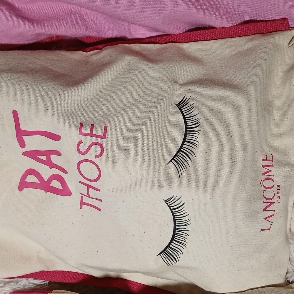 3 Lancome  Lancôme tote bags, from the Life is a Beautiful Ride Cosmetic Line - Picture 3 of 5